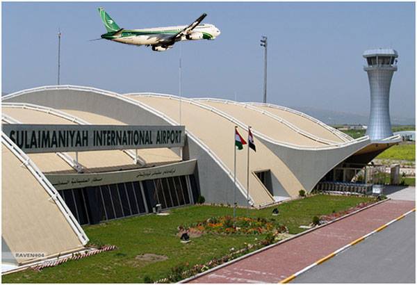 انطلاق اول رحلة دولية من مطار السليمانية