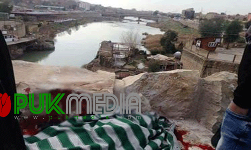 انتحار شاب نازح فوق جسر دلال في زاخو