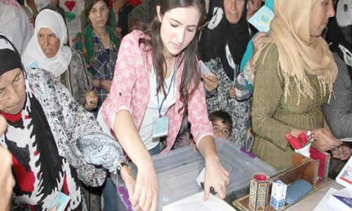 اعلان نجاح انتخابات غربي كوردستان