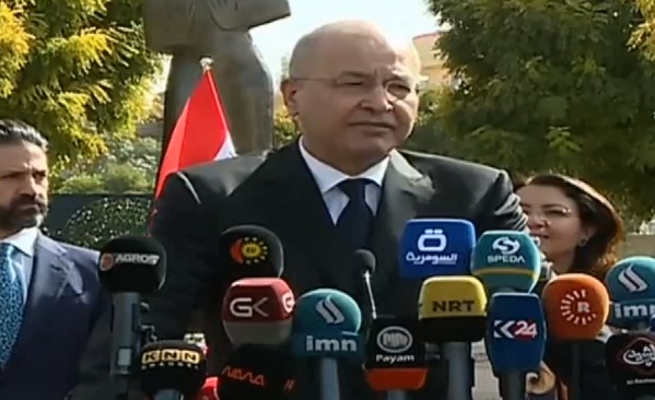 رئيس الجمهورية: حلبجة تجسد معاناة الشعب الكوردي وكل العراقيين