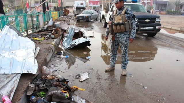استشهاد وإصابة 6 أشخاص بتفجير انتحاري وسط بغداد