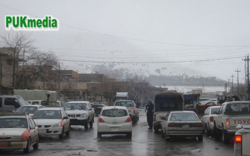 استمرار هطول الامطار في اقليم كوردستان
