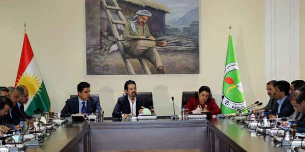 قوباد طالباني يجتمع بأعضاء الكتلة الخضراء في برلمان كوردستان 