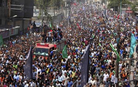مقتل ثلاثة من قادة حماس في غارة على غزة