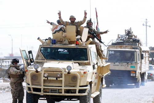 الجيش يحرر بيجي من داعش 