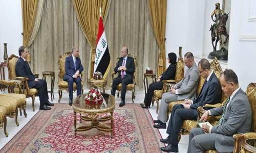 رئيس الجمهورية يؤكد سعي العراق لتوسيع علاقاته الخارجية