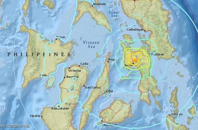 زلزال عنيف في الفلبين.. وتحذيرات من تسونامي