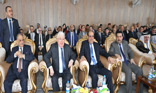 الرئيس معصوم يعود الى بغداد بعد حضور ملتقى المصالحة المجتمعية