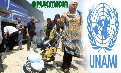 الامم المتحدة: اكثر من نصف مليون اسرة نازحة في العراق