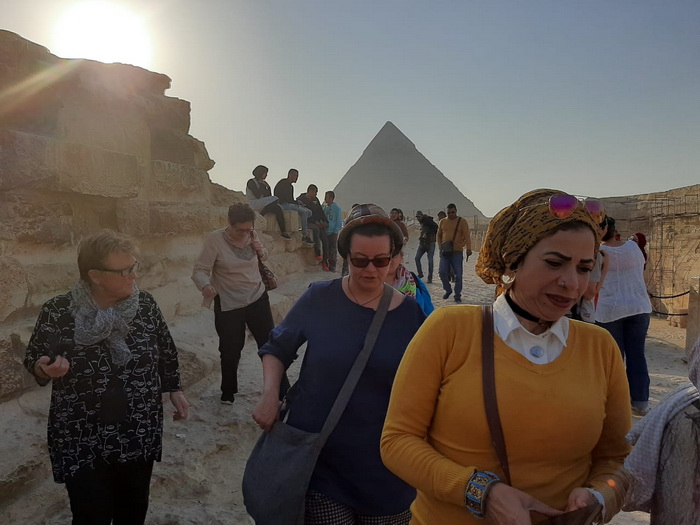 تواصل استقبال الوفود السياحية في مصر بكثافة عالية 