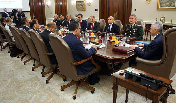 اجتماع المجلس العسكري الأعلى في تركيا