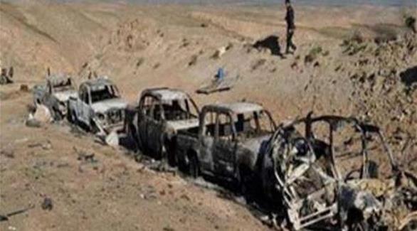 غارة على معسكر لداعش تدمر 18 عجلة في بعقوبة