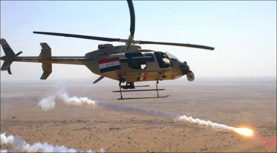 طيران الجيش يدك اوكار داعش في الانبار