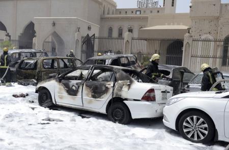 مقتل واصابة 7 اشخاص في تفجير السعودية وداعش تتبنى العملية