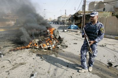 إستشهاد وإصابة 11 شخصاً بإنفجار في بغداد