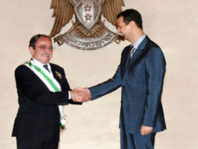 دريد لحام والرئيس السوري