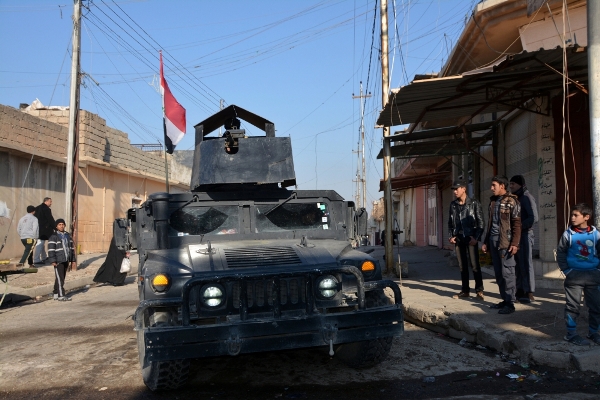 عجلة عسكرية للشرطة العراقية