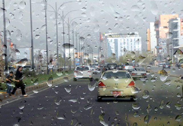 موجة امطار غزيرة تجتاح اقليم كوردستان