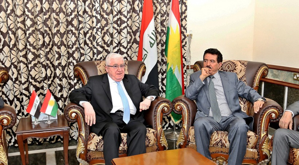 الرئيس معصوم يجري عدة لقاءات في كوردستان لبحث الاوضاع السياسية