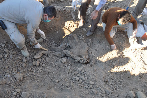 العثور على 7 مقابر جماعية في كرمسير 
