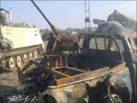 مقتل 4 ارهابيين وتدمير عجلة غرب سامراء