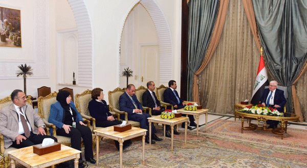 الرئيس معصوم يثمن اهتمام المملكة الاردنية بالجالية العراقية