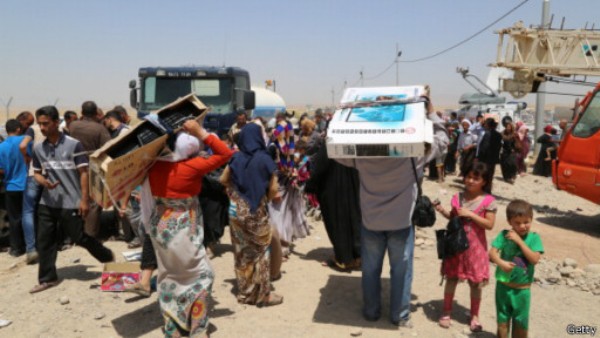 المفوضية تنقل 7,200 خيمة إلى العراق لمساعدة نازحي الموصل