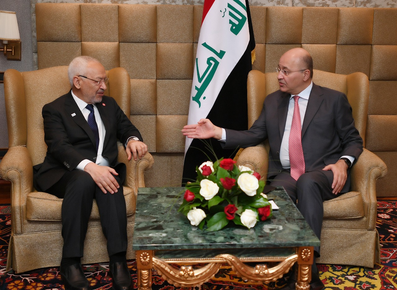 رئيس الجمهورية يؤكد أهمية العلاقات بين العراق وتونس
