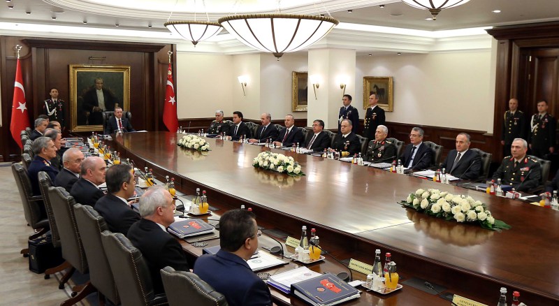  الأمن القومي التركي ينهي اجتماعه بقرار الإبادة