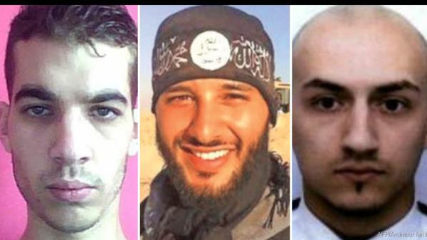 الارهابيين سامي عميمور وفؤاد محمد عقاد وعمر مصطفائي من منفذي هجمات باريس