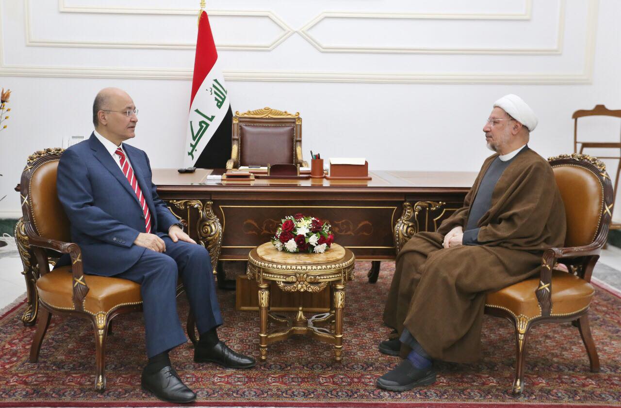 رئيس الجمهورية يؤكد أهمية تقديم افضل الخدمات للحجاج العراقيين