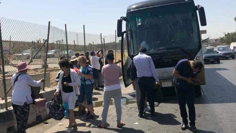 انفجار حافلة سياحية في مصر