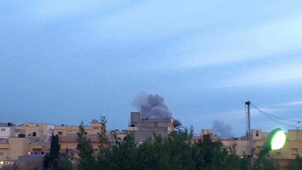 قصف جوي على مواقع في درنة شرقي ليبيا فجر اليوم