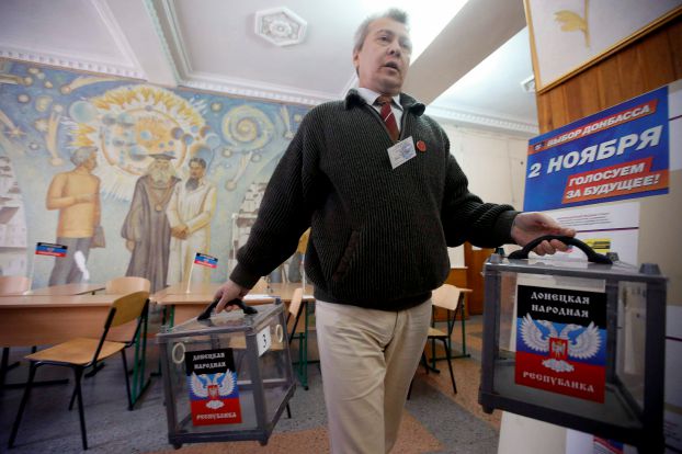 بدء الانتخابات في منطقتي دونيتسك ولوغانسك