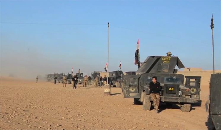 تحرير قريتين والسيطرة على محطة كهرباء في الجانب الايمن من الموصل  أعلنت قيادة عمليات قادمون يانينوى،