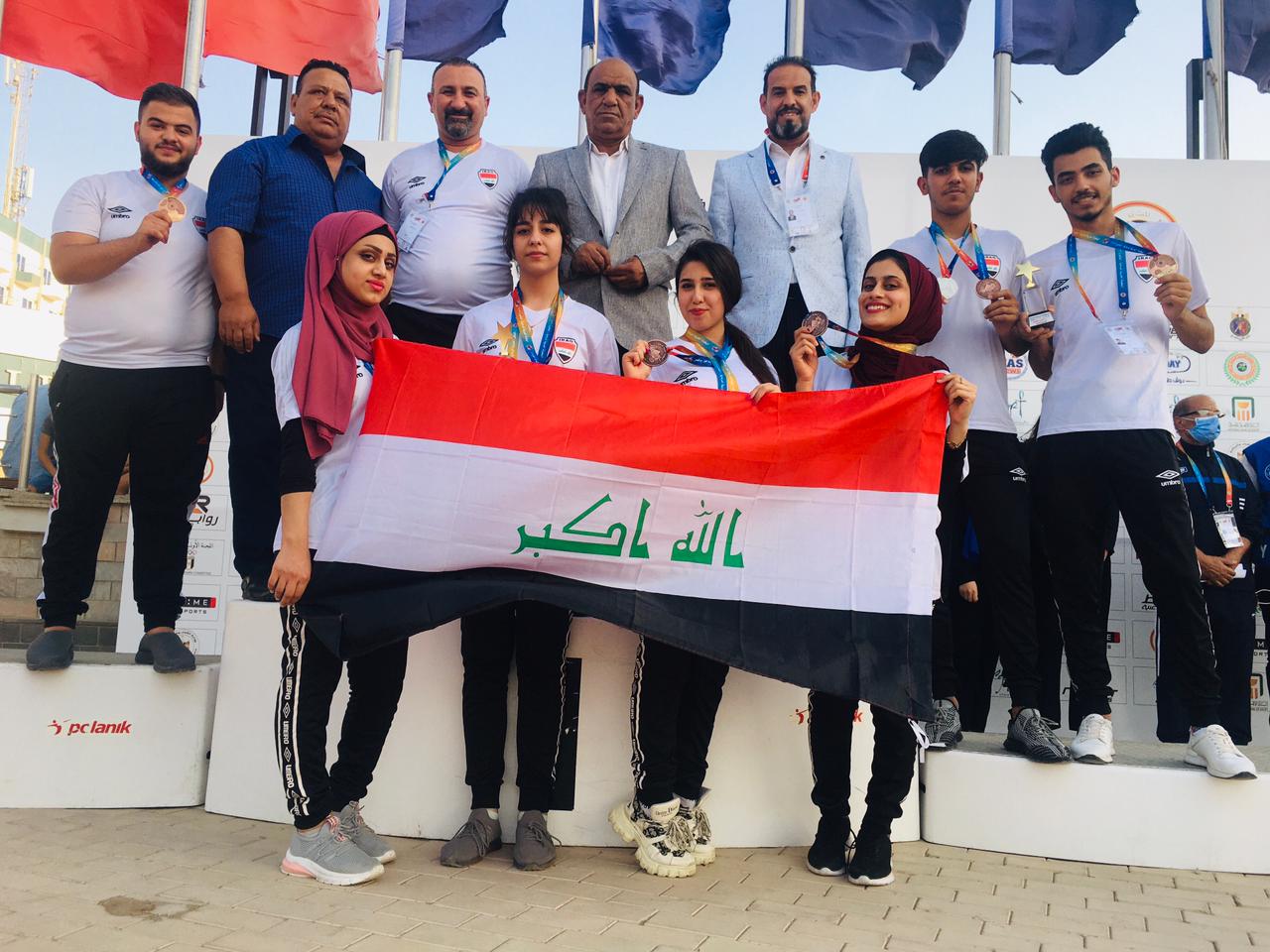 المنتخب العراقي بالرماية يحصد اربع اوسمة في البطولة العربية