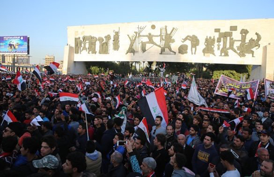 ساحة التحرير في بغداد 