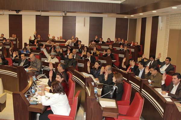 برلمان ‫‏كوردستان‬ يصوت على جعل ‫حلبجة‬ عاصمة ‫‏السلام‬ 