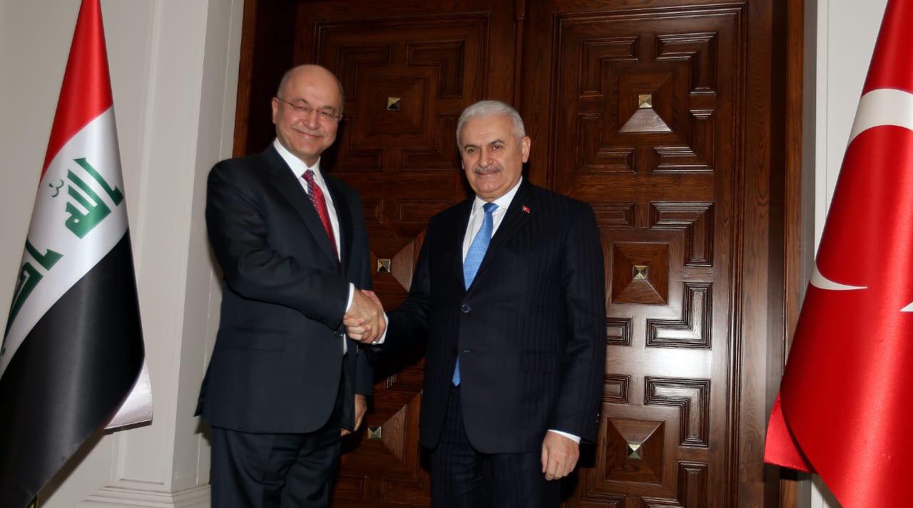 رئيس الجمهورية يؤكد اهمية توطيد العلاقات بين العراق وتركيا