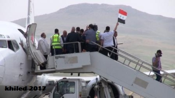 مطار السليمانية يستقبل أول طائرة نقل من دمشق