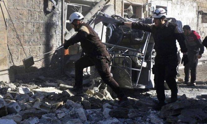 مقتل واصابة العشرات بتفجيرين في ادلب