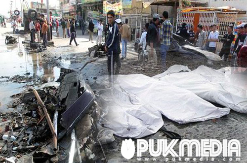 استشهاد وإصابة 27 شخصاً بتفجير ارهابي جنوب بغداد