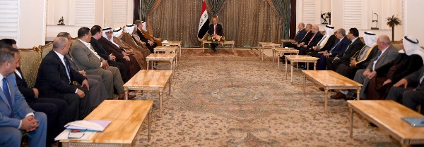  رئيس الجمهورية لرؤساء عشائر نينوى: الموصل حاضرة ثقافية كبيرة