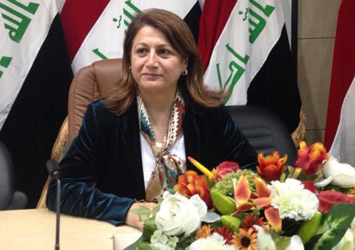  ئالا طالباني رئيسة كتلة الاتحاد الوطني الكوردستاني في البرلمان العراقي