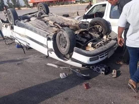 مصرع واصابة 10 اشخاص في حادثين متفرقين بخورماتو