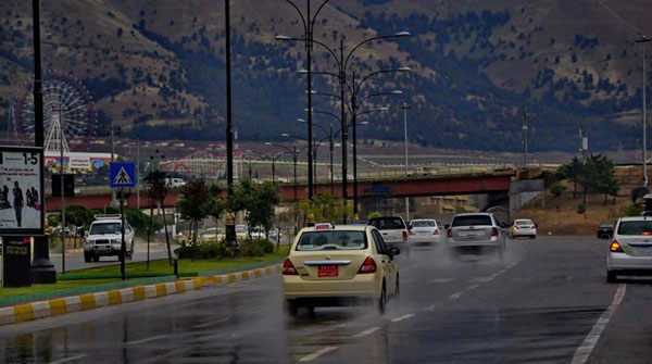 امطار خفيفة في اقليم كوردستان