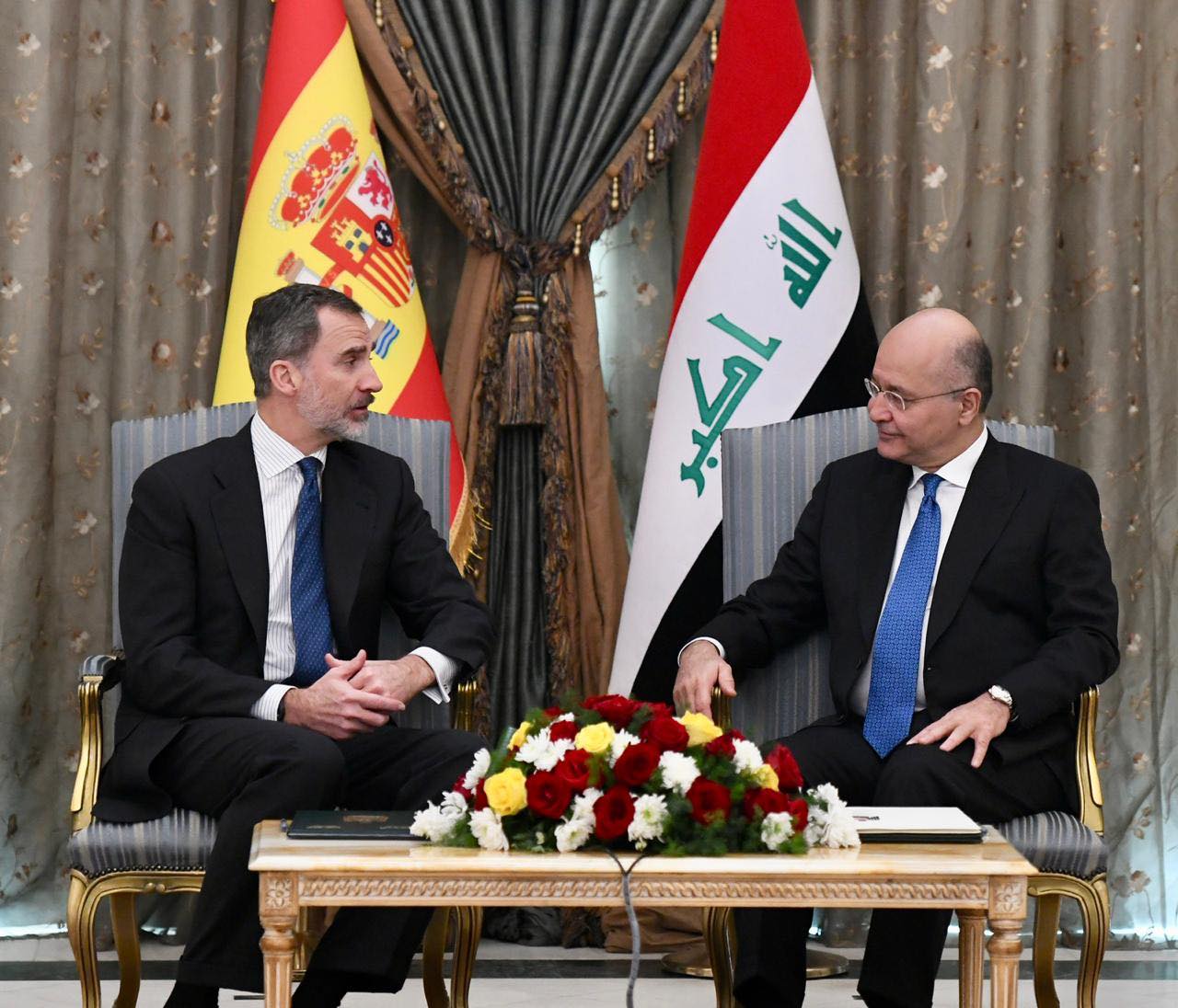 رئيس الجمهورية يؤكد سعي العراق لتطوير علاقاته مع المحيط الدولي