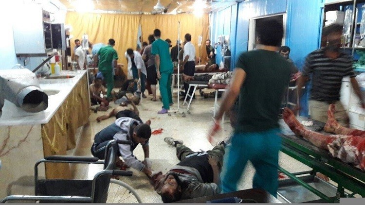 سوريا.. 85 قتيلا وجريحا في تفجير استهدف معبر أطمة