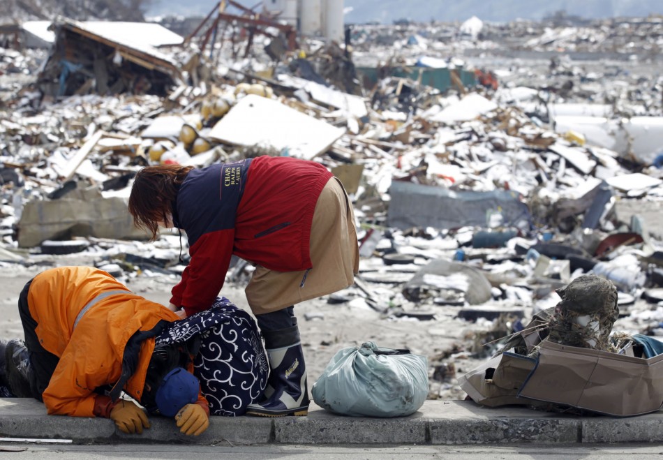 صورة للزلزال الذي ضرب اليابان عام 2011