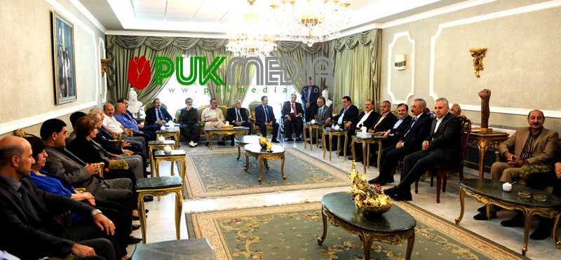 الرئيس مام جلال يلتقي كوكبة من أعضاء الاتحاد الوطني